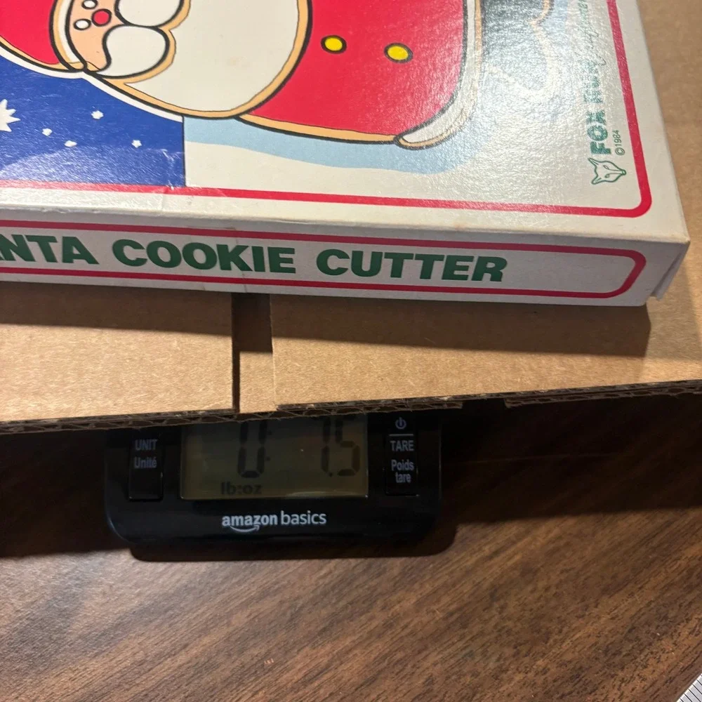Vtg 1984 Fox Run‎ Craftsmen Santa Cookie Cutter 7.5 Inch Metal Large Christmas